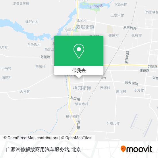 广源汽修解放商用汽车服务站地图
