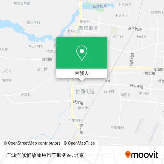 广源汽修解放商用汽车服务站地图