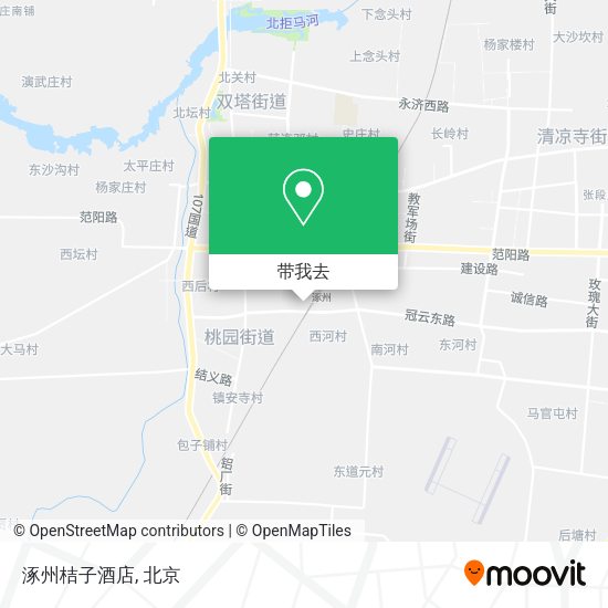 涿州桔子酒店地图