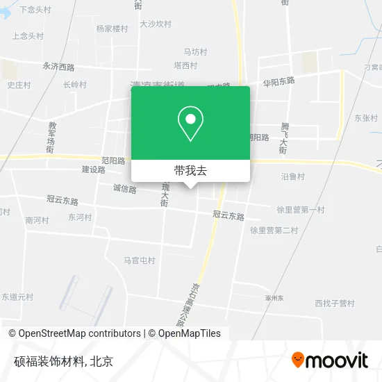硕福装饰材料地图