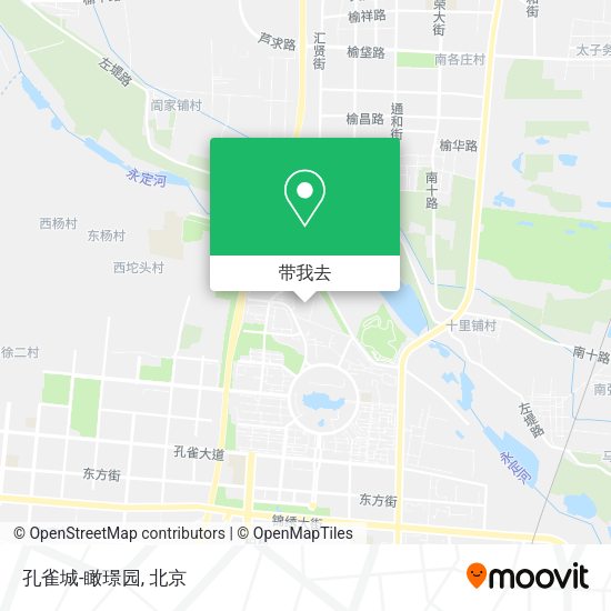 孔雀城-瞰璟园地图
