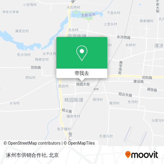 涿州市供销合作社地图
