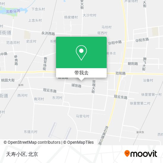 天寿小区地图