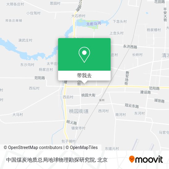 中国煤炭地质总局地球物理勘探研究院地图