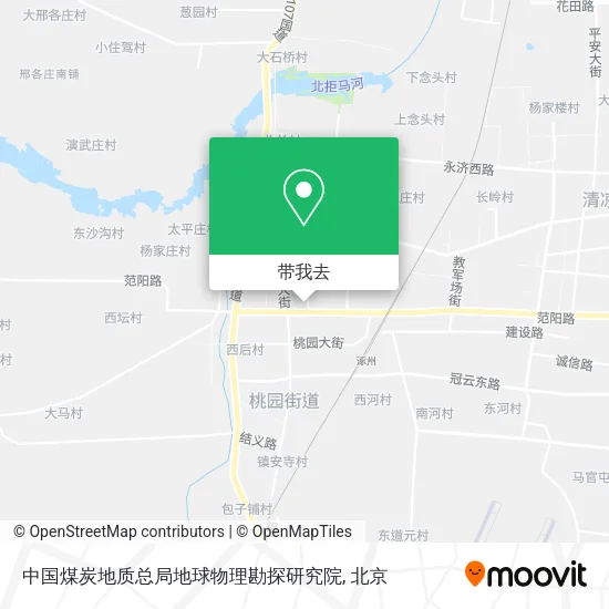 中国煤炭地质总局地球物理勘探研究院地图