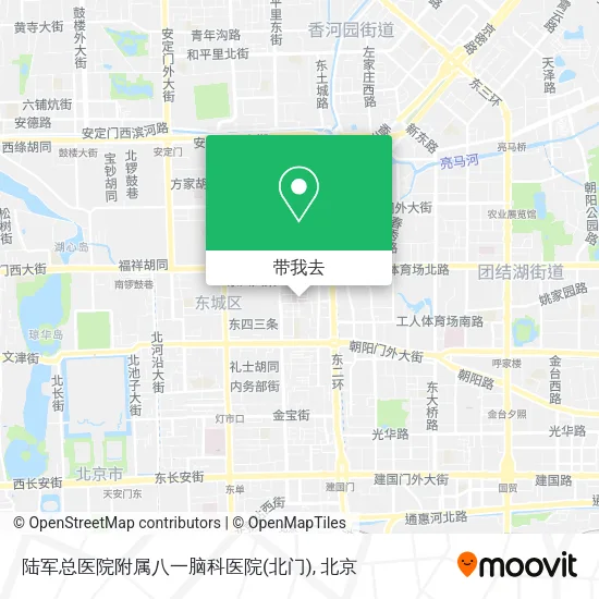 陆军总医院附属八一脑科医院(北门)地图