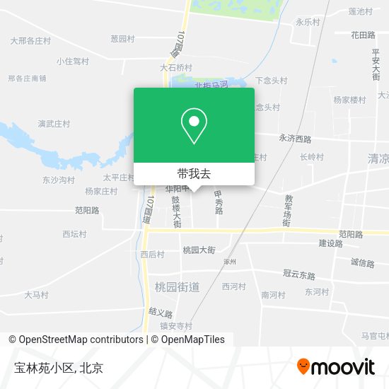 宝林苑小区地图