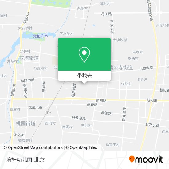 培轩幼儿园地图