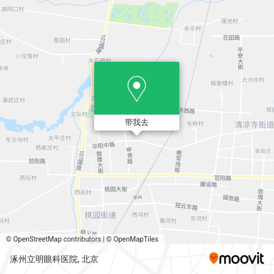 涿州立明眼科医院地图