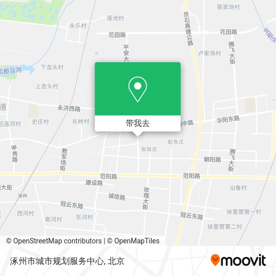 涿州市城市规划服务中心地图