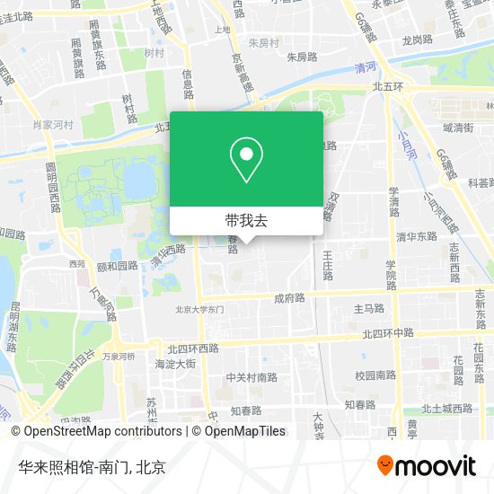 华来照相馆-南门地图