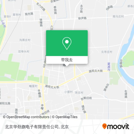 北京华劲旗电子有限责任公司地图