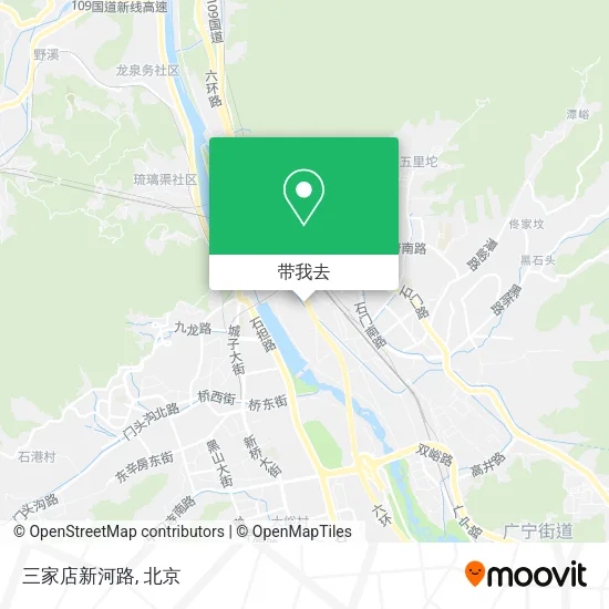 三家店新河路地图