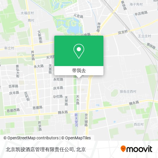 北京凯骏酒店管理有限责任公司地图