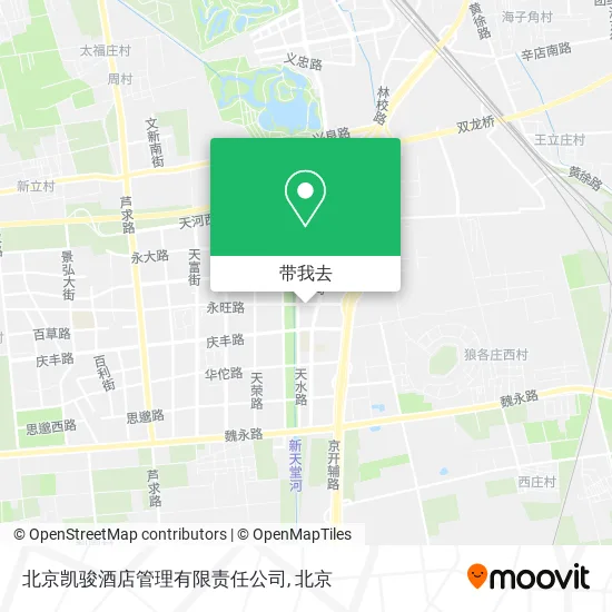 北京凯骏酒店管理有限责任公司地图