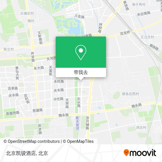 北京凯骏酒店地图