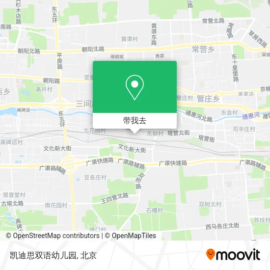 凯迪思双语幼儿园地图