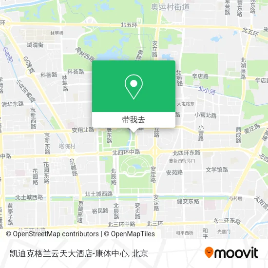 凯迪克格兰云天大酒店-康体中心地图