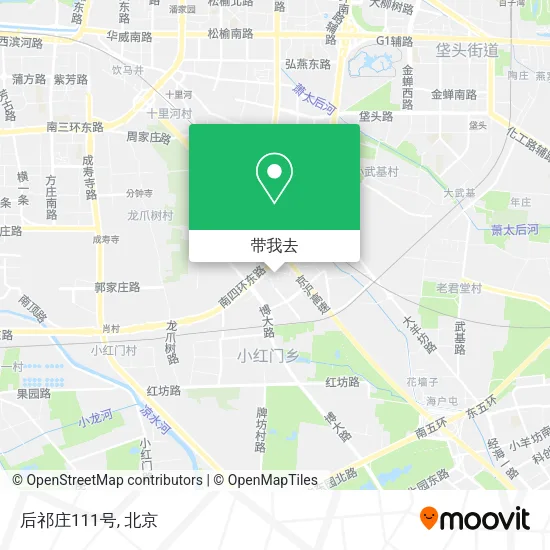 后祁庄111号地图