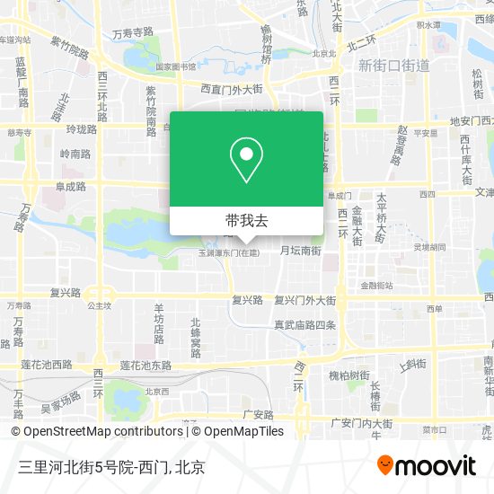 三里河北街5号院-西门地图