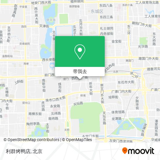 利群烤鸭店地图