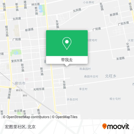 宏图里社区地图