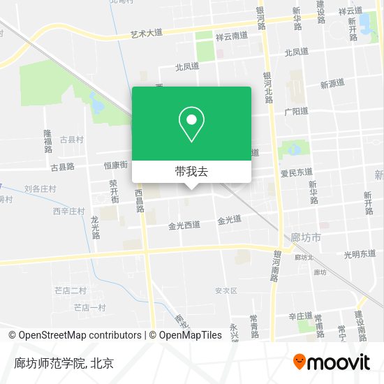 廊坊师范学院地图