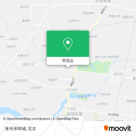 涿州亲和城地图