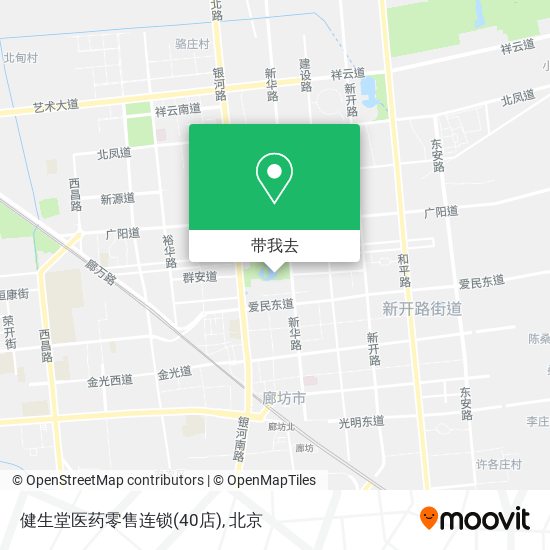 健生堂医药零售连锁(40店)地图