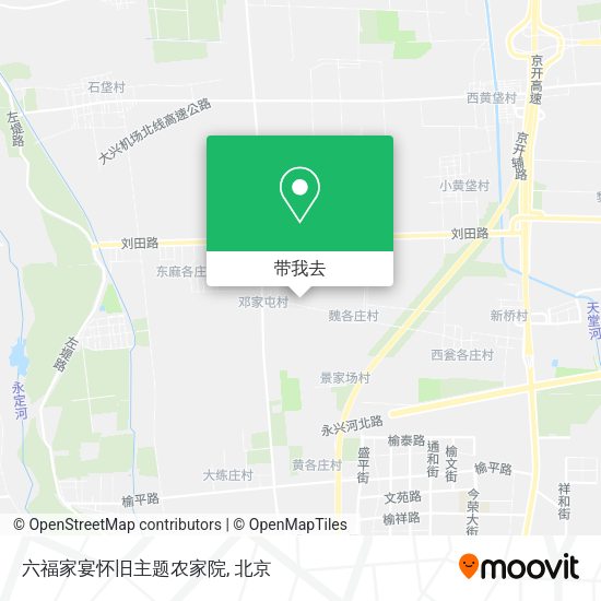 六福家宴怀旧主题农家院地图