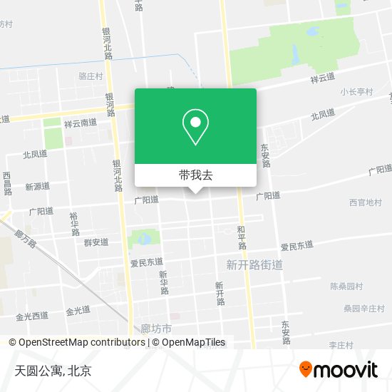 天圆公寓地图