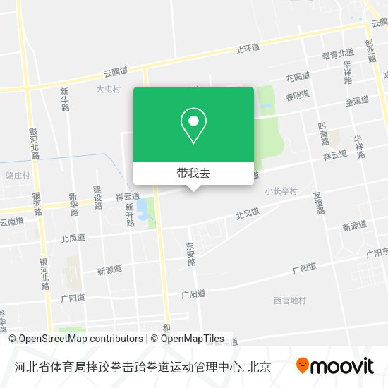 河北省体育局摔跤拳击跆拳道运动管理中心地图
