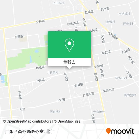 广阳区商务局医务室地图