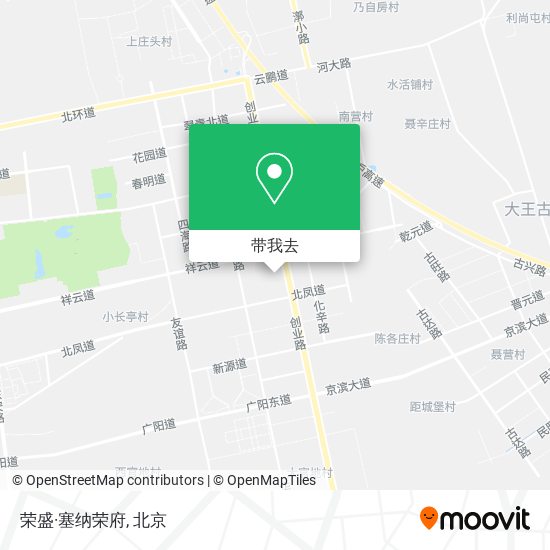 荣盛·塞纳荣府地图