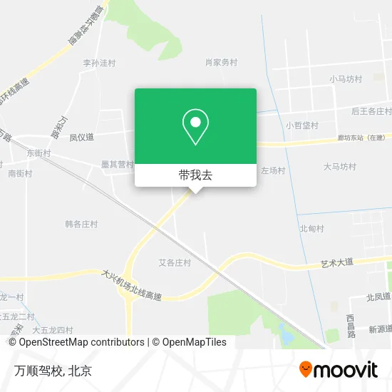 万顺驾校地图