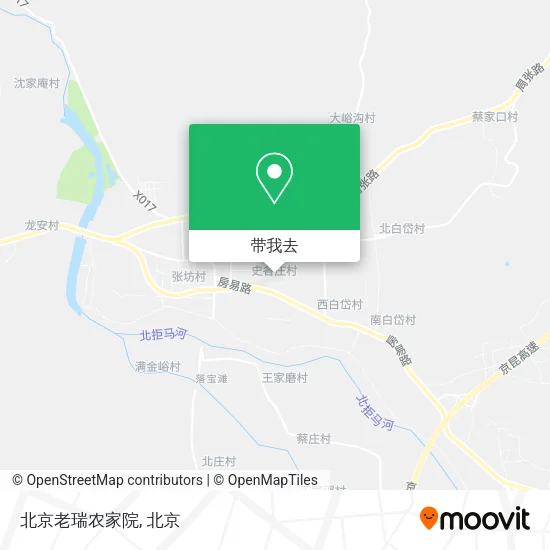 北京老瑞农家院地图