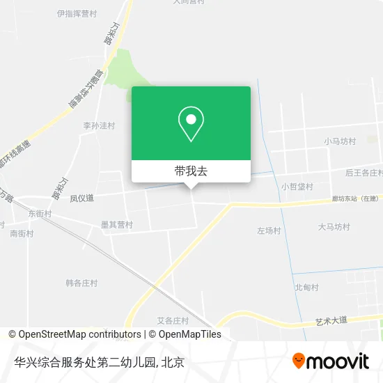 华兴综合服务处第二幼儿园地图
