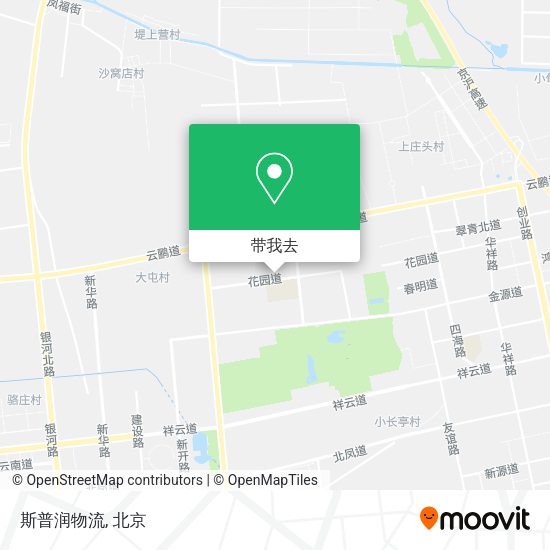 斯普润物流地图