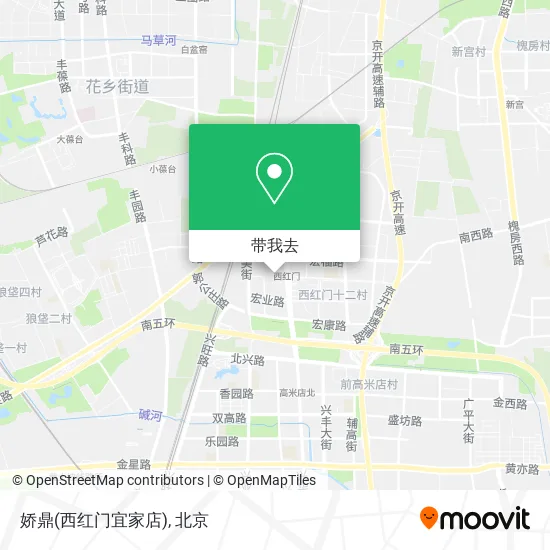 娇鼎(西红门宜家店)地图