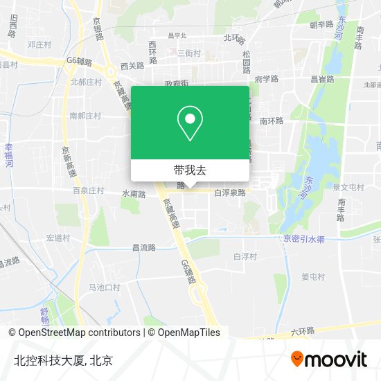 北控科技大厦地图