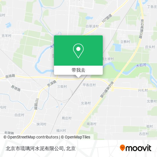 北京市琉璃河水泥有限公司地图