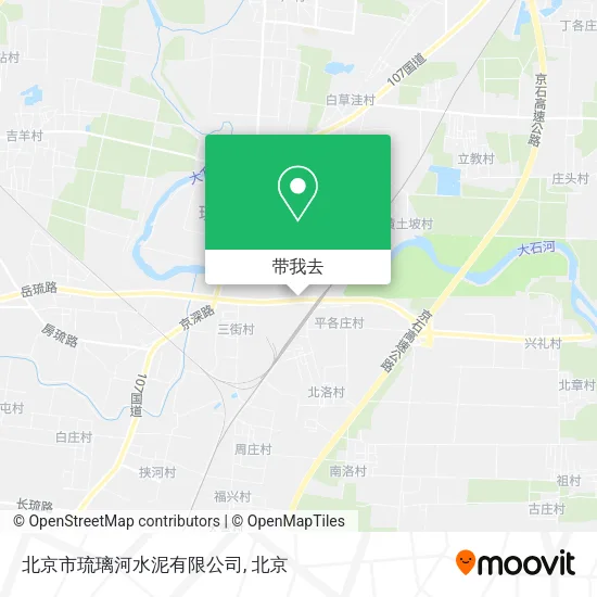 北京市琉璃河水泥有限公司地图