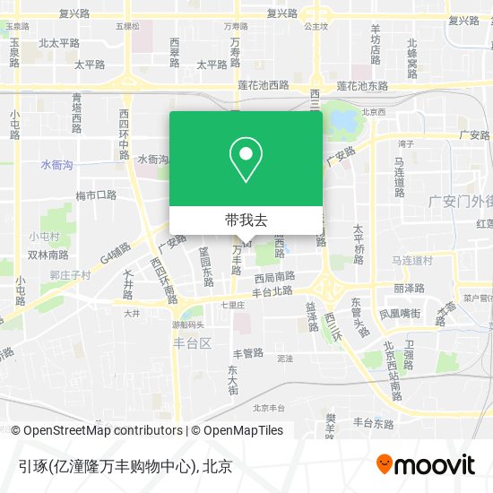 引琢(亿潼隆万丰购物中心)地图