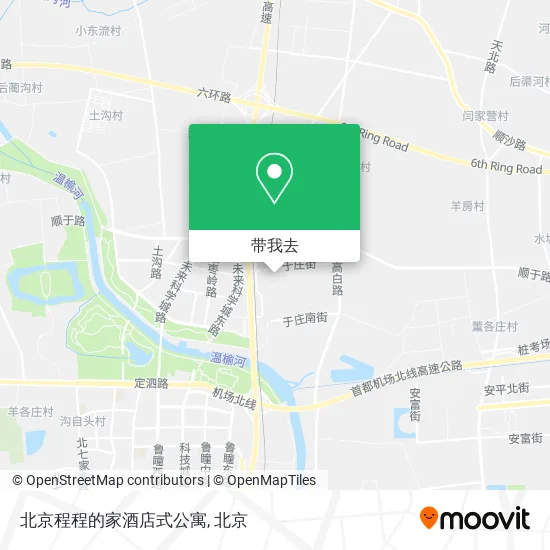 北京程程的家酒店式公寓地图