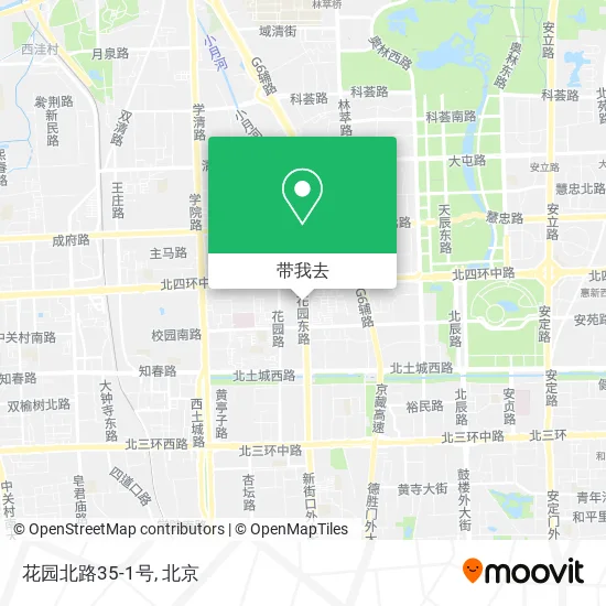 花园北路35-1号地图