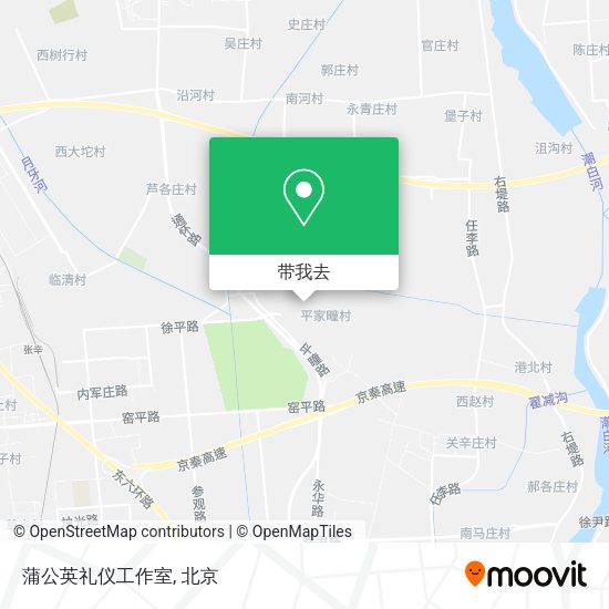 蒲公英礼仪工作室地图