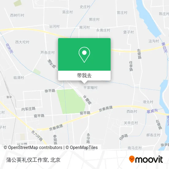蒲公英礼仪工作室地图