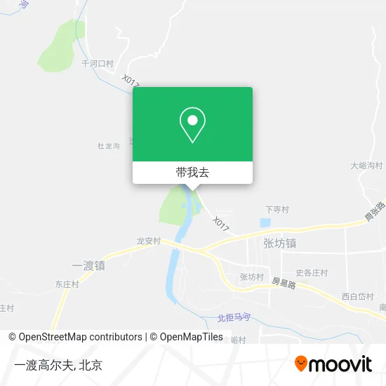 一渡高尔夫地图