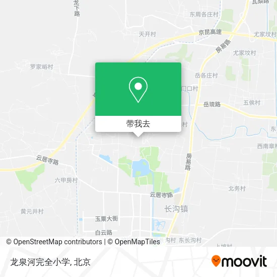 龙泉河完全小学地图