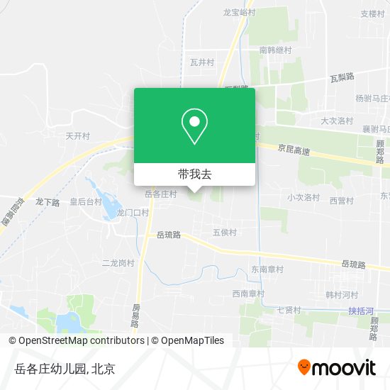 岳各庄幼儿园地图